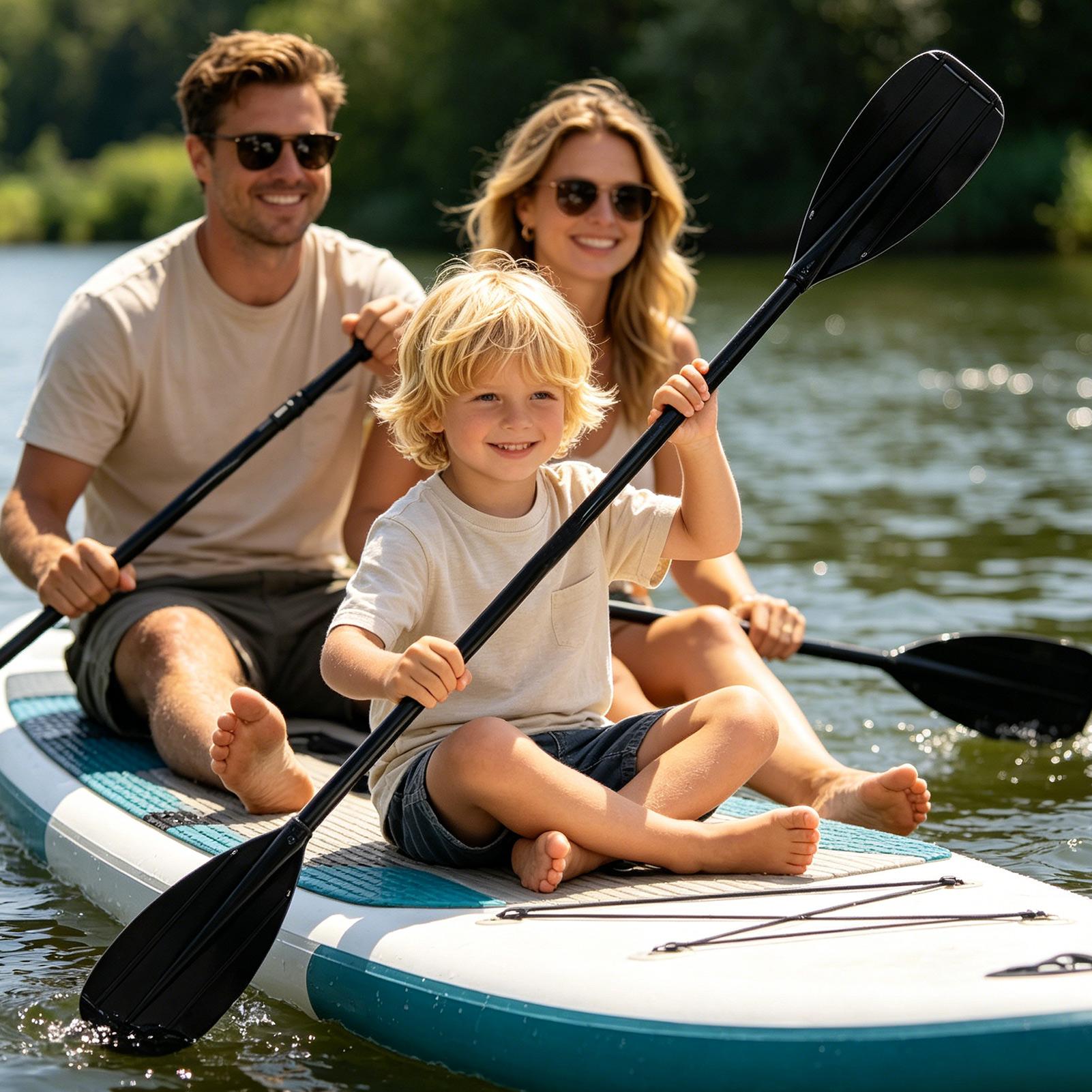 2-Section Carbon Fiber Kayak P - Fishing Boat Oar 评论和价格