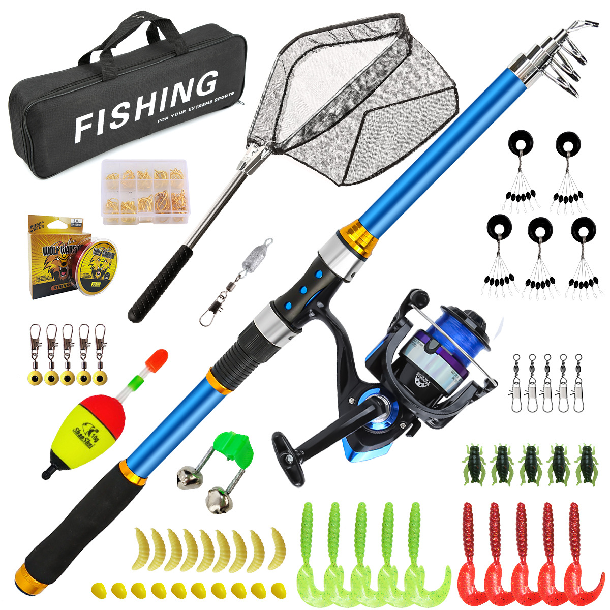 2.1-3.6M Telescopic Glass Fibe - Fishing Boat Oar 评论和价格