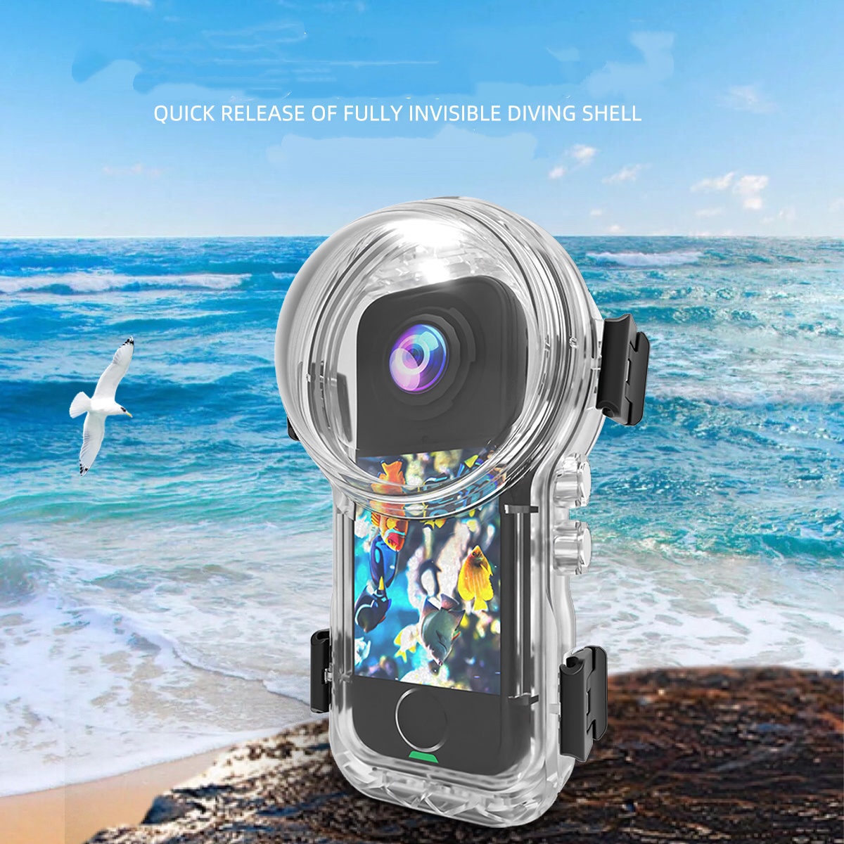 Invisible Dive Case For Insta3 - Fishing Boat Cover 评论和价格