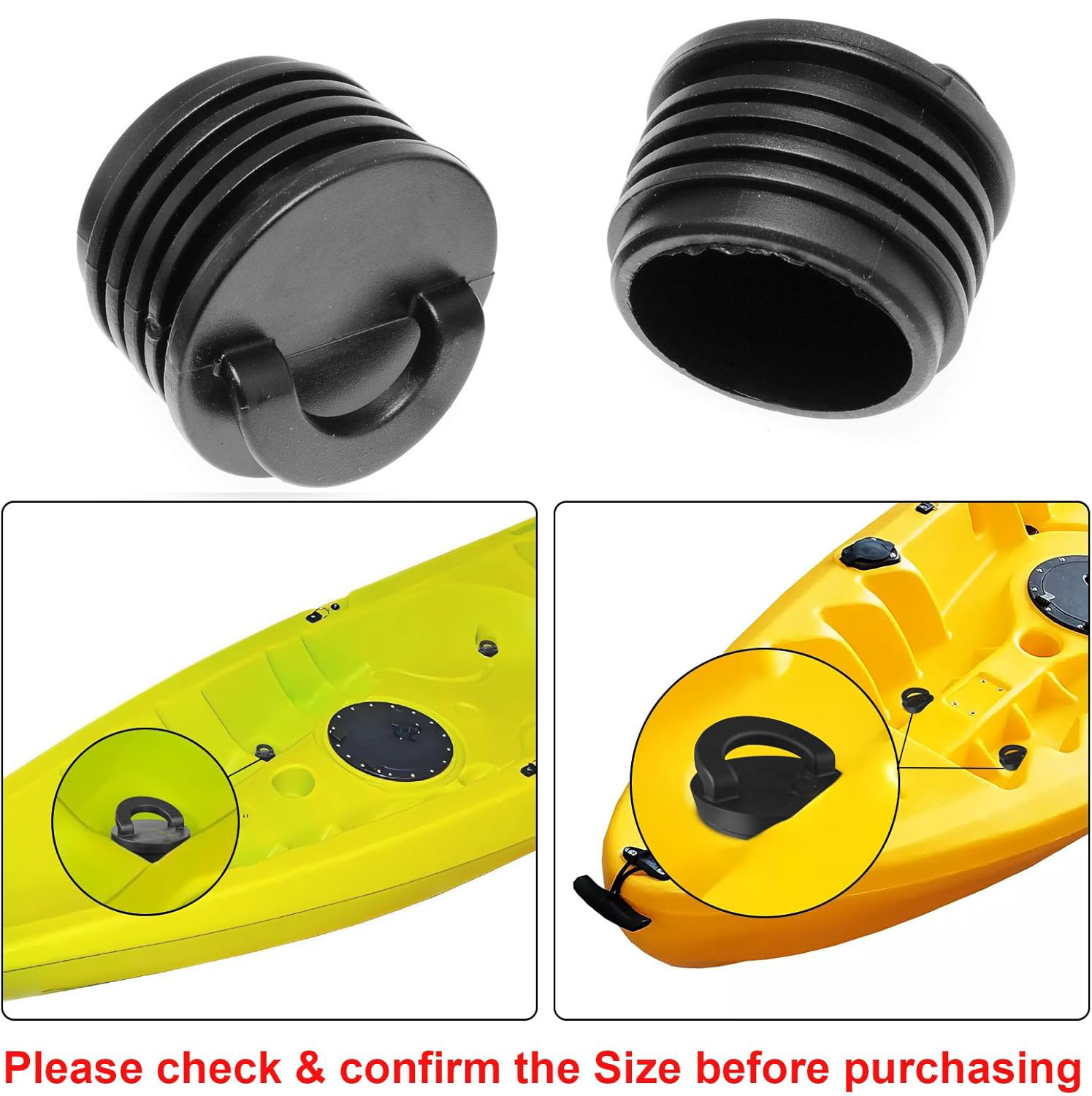 4 Pack Universal PVC Rubber Dr - Fishing Boat Steering Wheel 评论和价格